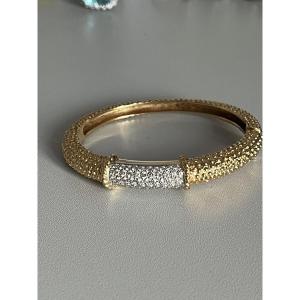 4068 – Yellow Gold Diamond Bangle Bracelet