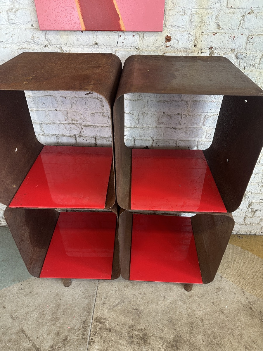 Vintage Brutalism Cabinet, 1970s-photo-3
