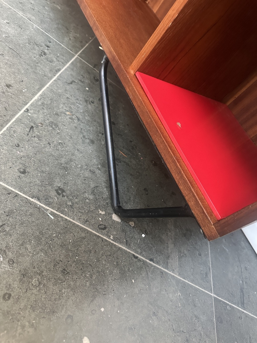 Vintage Vinyl Record Cabinet, 1960s-photo-2