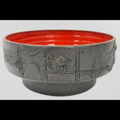 Glazed Ceramic Amphora Bowl -photo-1