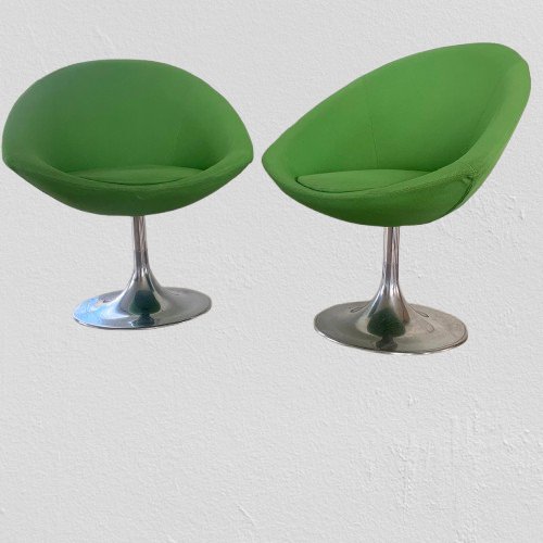 Fauteuils Pivotants Modernes Du Milieu Du Siècle -photo-3