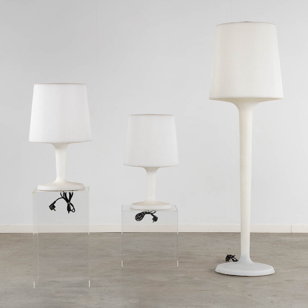 Set Of 3 Inout Lamps By Metalarte -photo-2