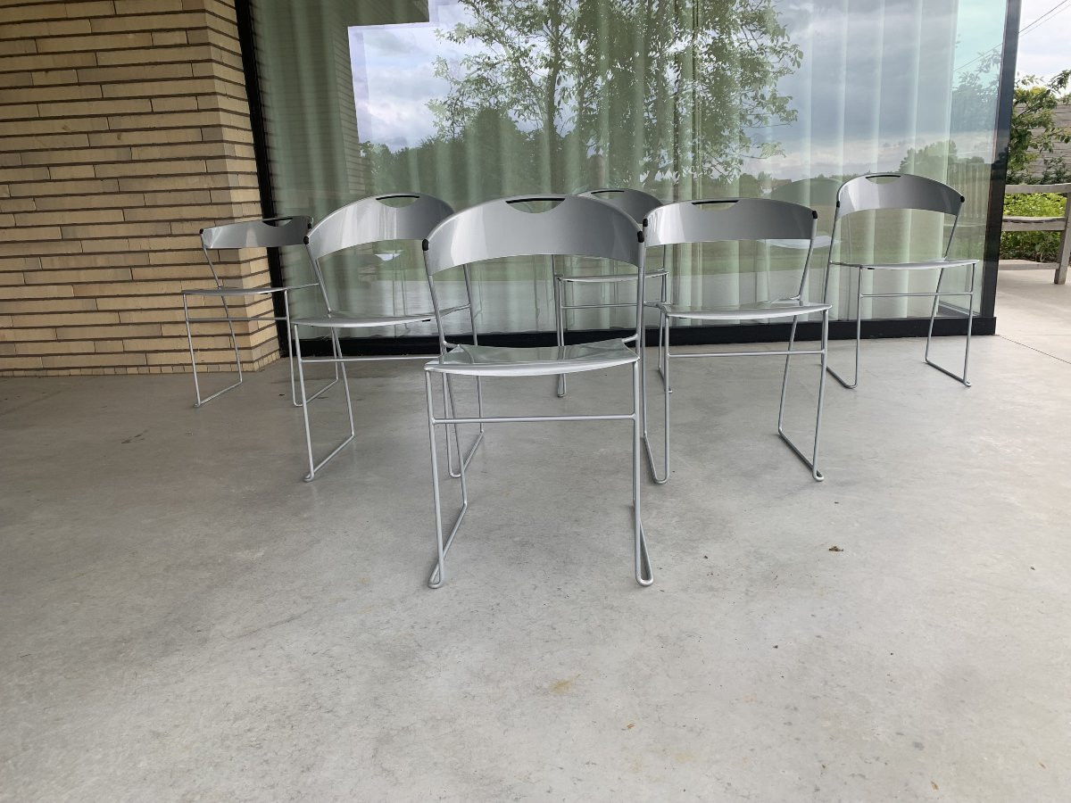 Juliette Chairs By Hannes Wettstein For Cerruti Baleri-photo-3