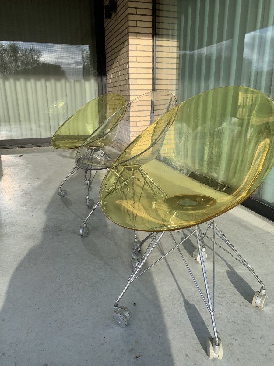 Fauteuils Ero/s/ De Kartell Avec Philippe Starck-photo-2