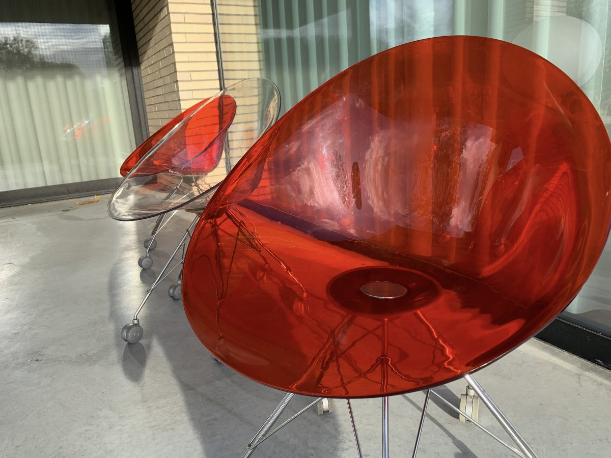 Fauteuils Ero/s/ De Kartell Avec Philippe Starck-photo-3
