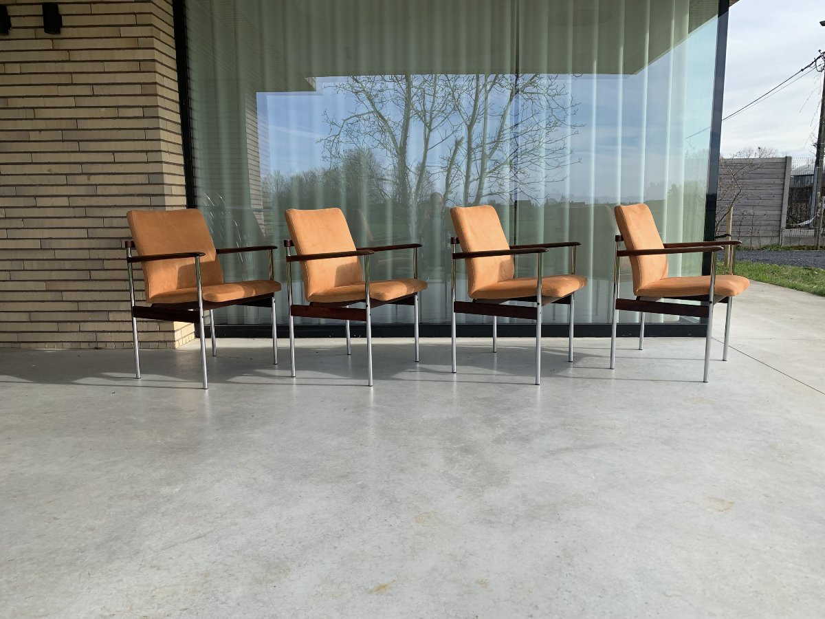 Armchairs By Sven Ivar Dysthe For Thereca -photo-2