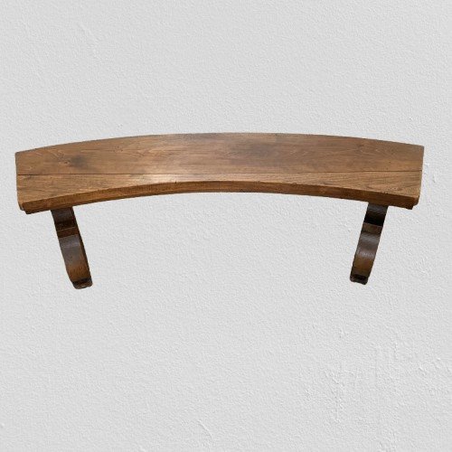 Antique Oak Bench -photo-2