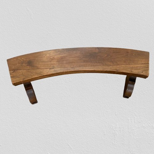 Antique Oak Bench -photo-8