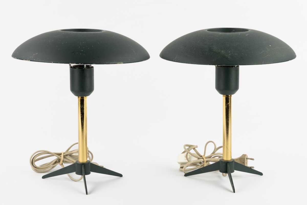 Paire de lampes de table Minou par Louis Kalff pour Phillips-photo-2