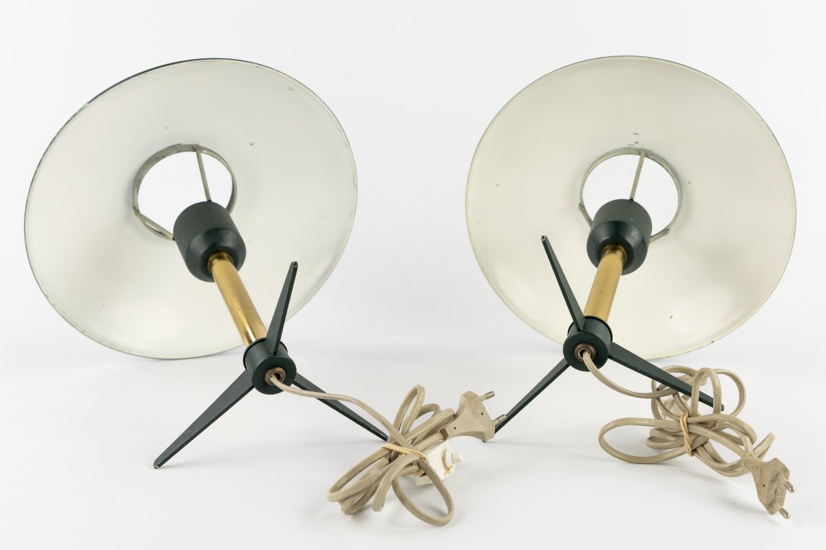 Paire de lampes de table Minou par Louis Kalff pour Phillips-photo-4