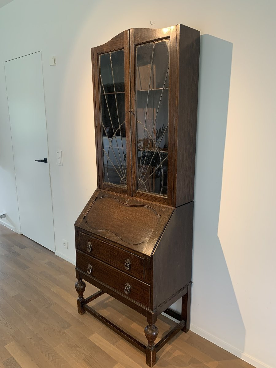 Display Cabinet Withwriting Desk-photo-3