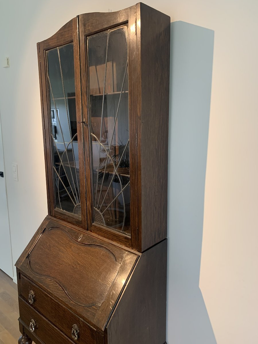 Display Cabinet Withwriting Desk-photo-6