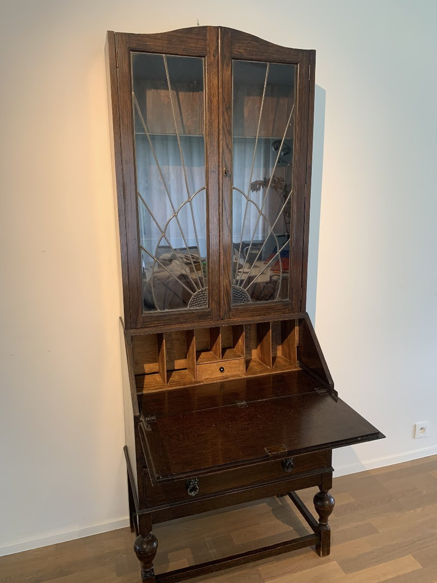 Display Cabinet Withwriting Desk-photo-7