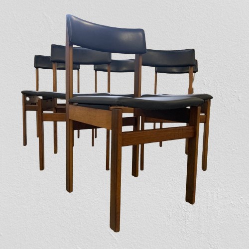Chaises de salle à manger modernistes par Jos De Mey pour Van den Berghe-Pauvers  
