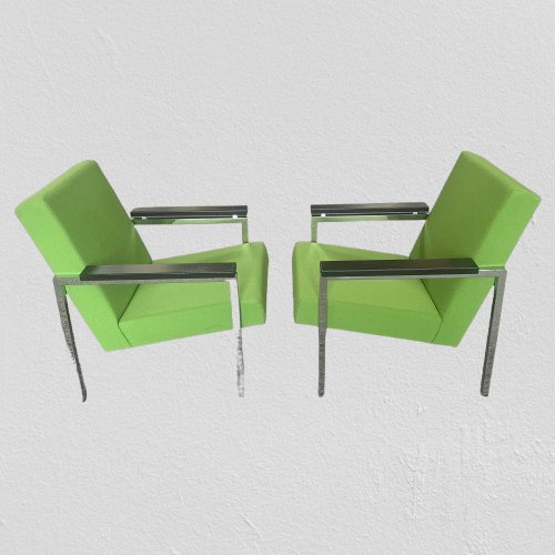 Model 30 Armchairs By Gijs Van Der Sluis For Van Der Sluis Meubelen Culemborg-photo-3