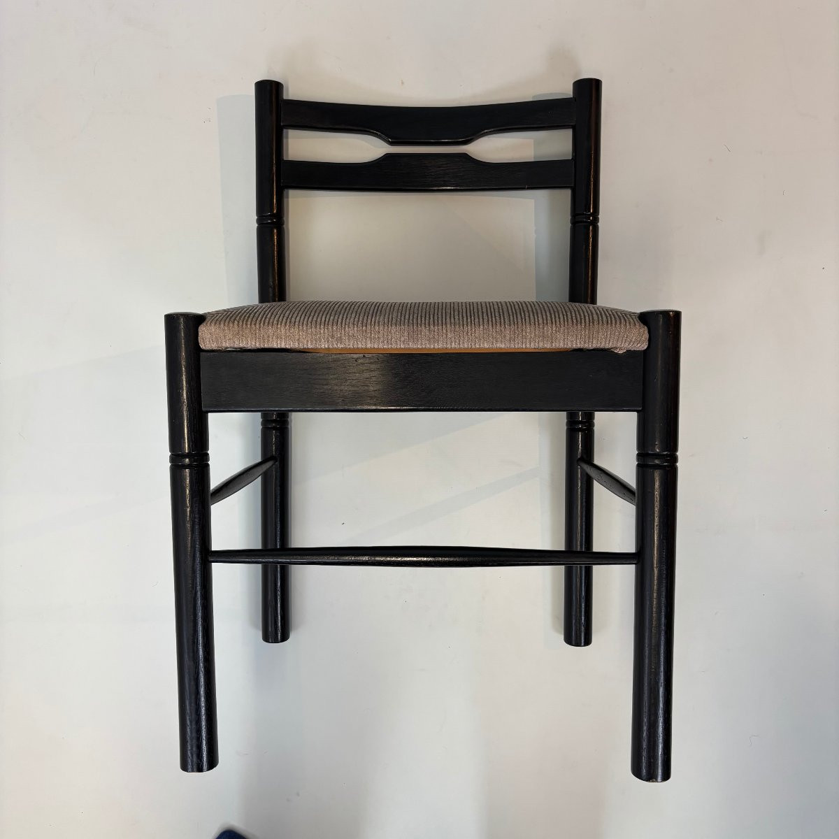 Lot de 6 chaises de salle à manger De Coene Frères. -photo-8