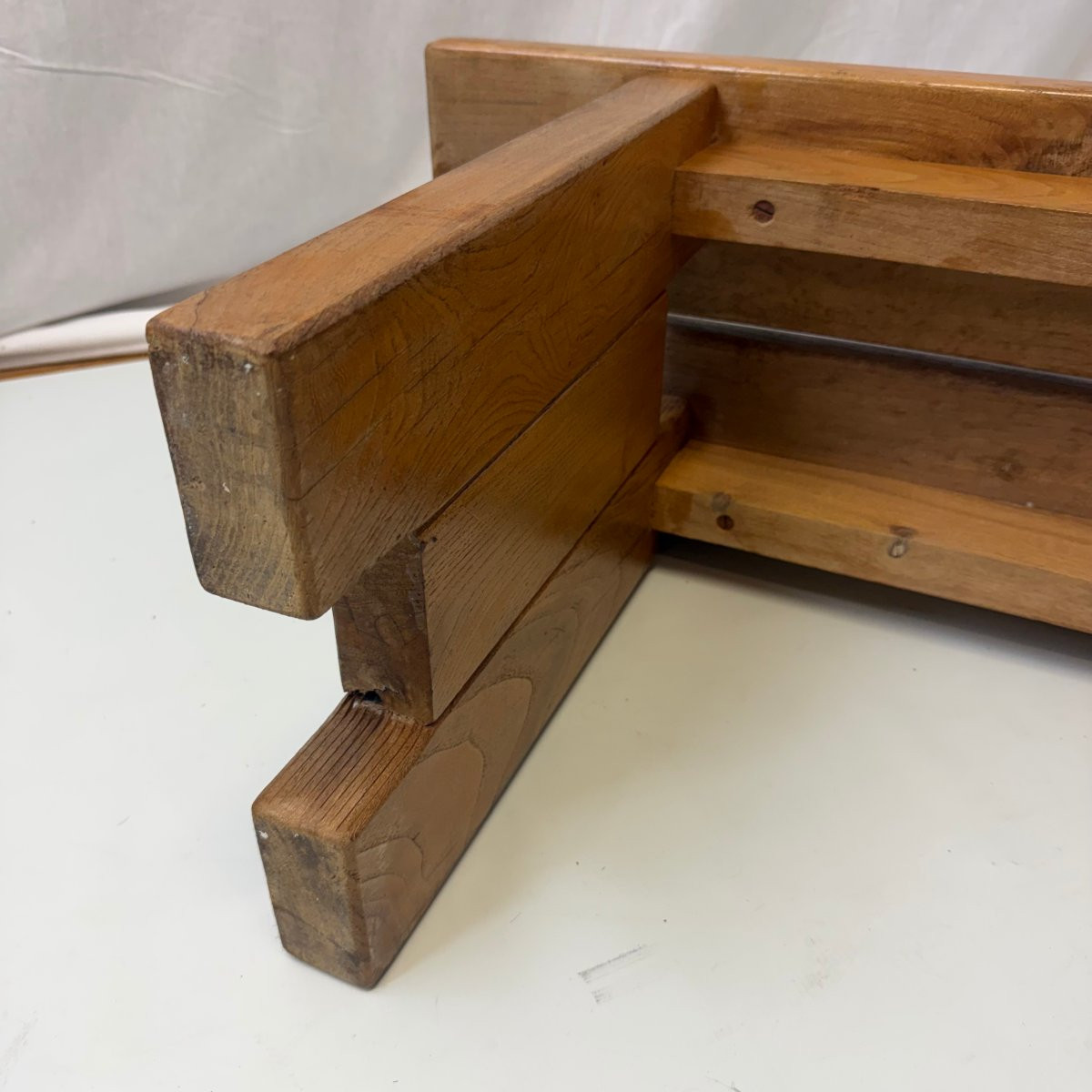 Brutalist Bench Made Of Elm Planks-photo-5