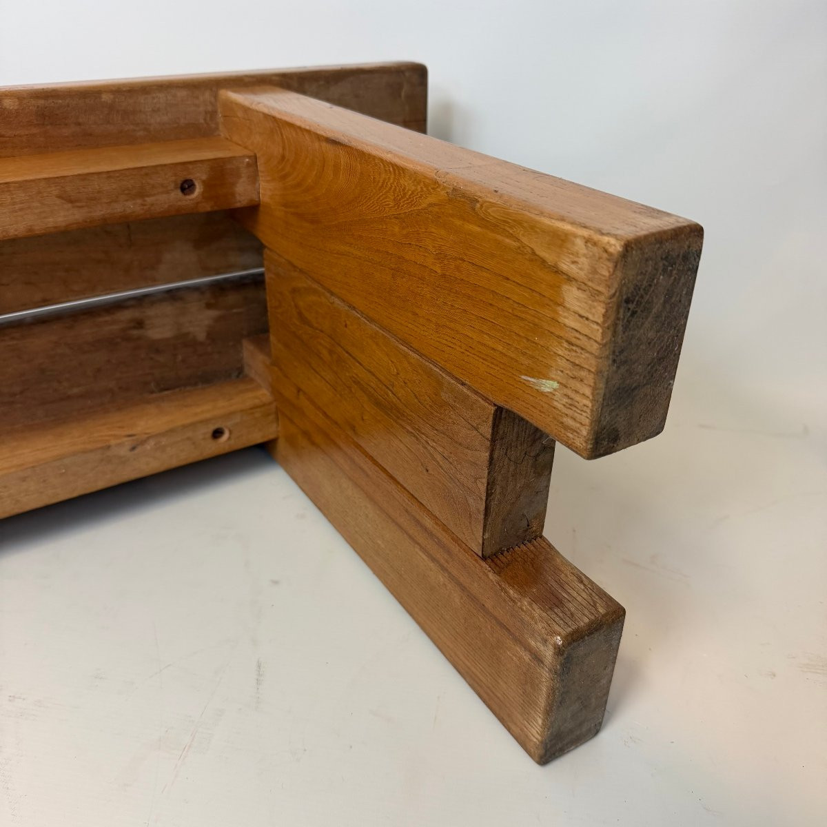 Brutalist Bench Made Of Elm Planks-photo-8