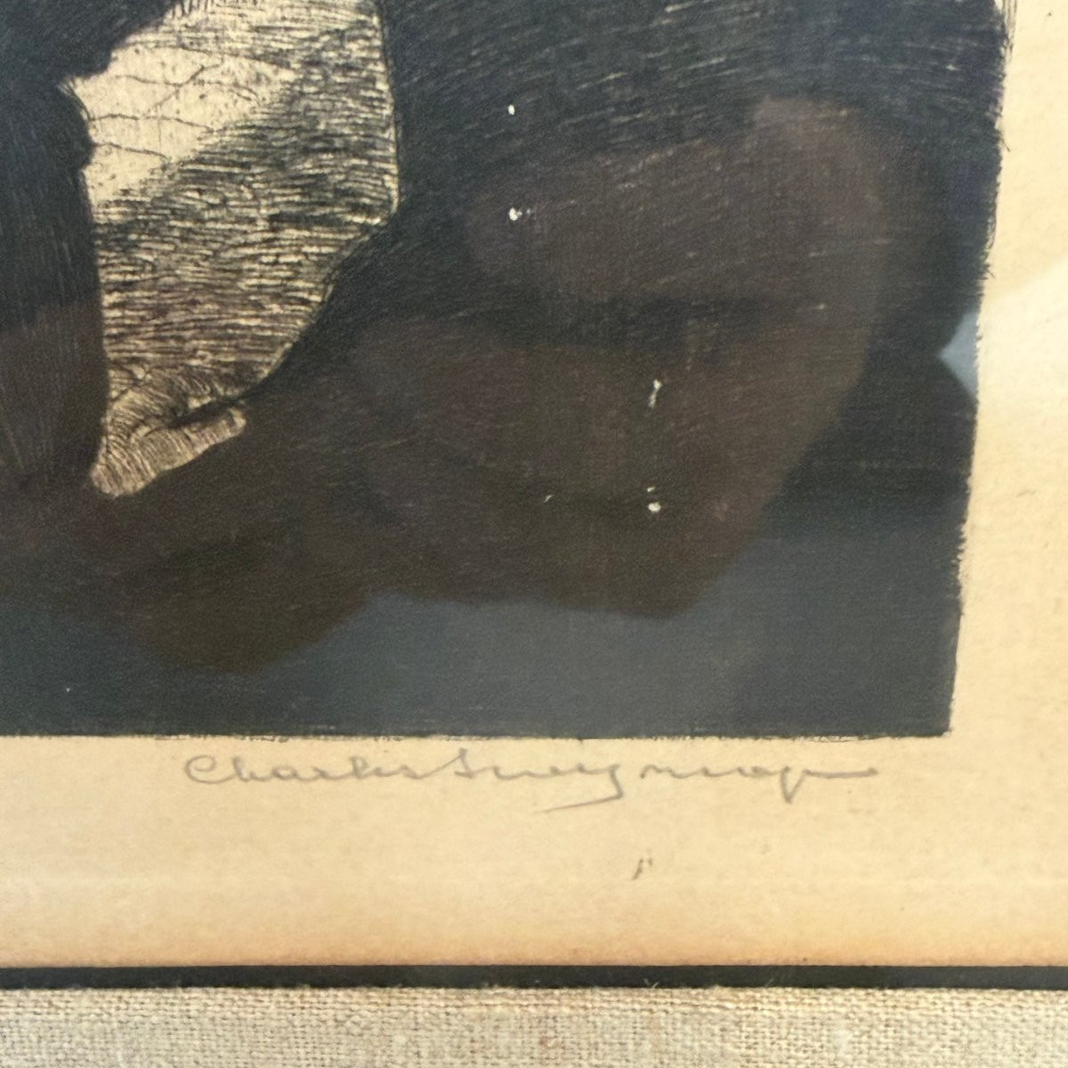 Gravure « Guitaristes » par Charles Swyncop -photo-2