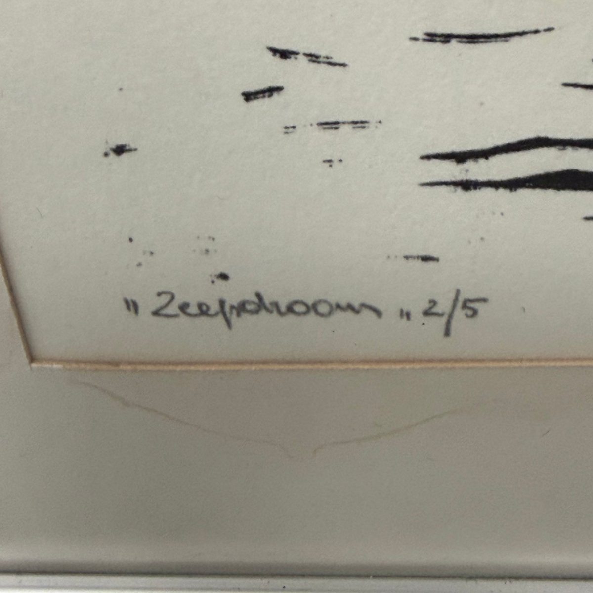 Linogravure ‘Soapdream’ par Bernadette Vereecke -photo-2