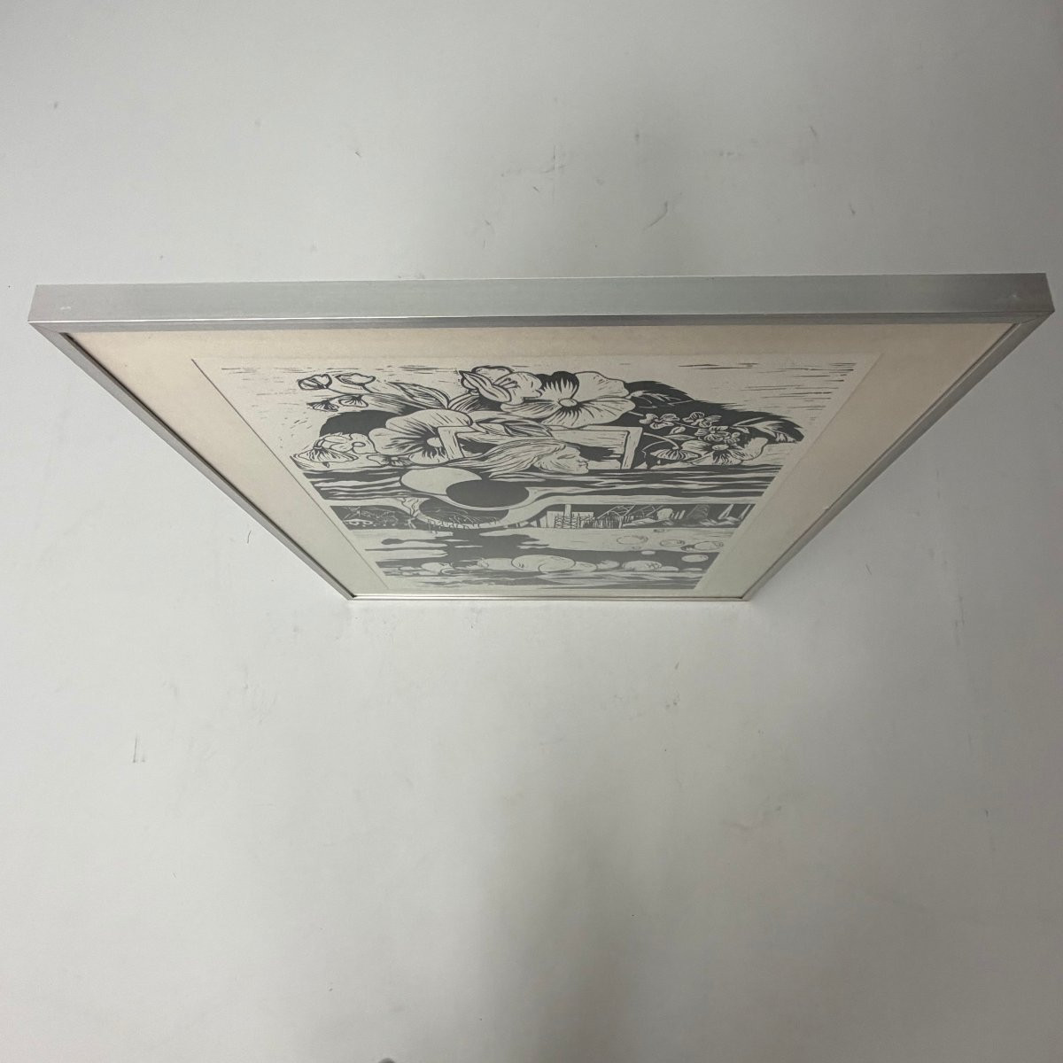 Linogravure ‘Soapdream’ par Bernadette Vereecke -photo-5