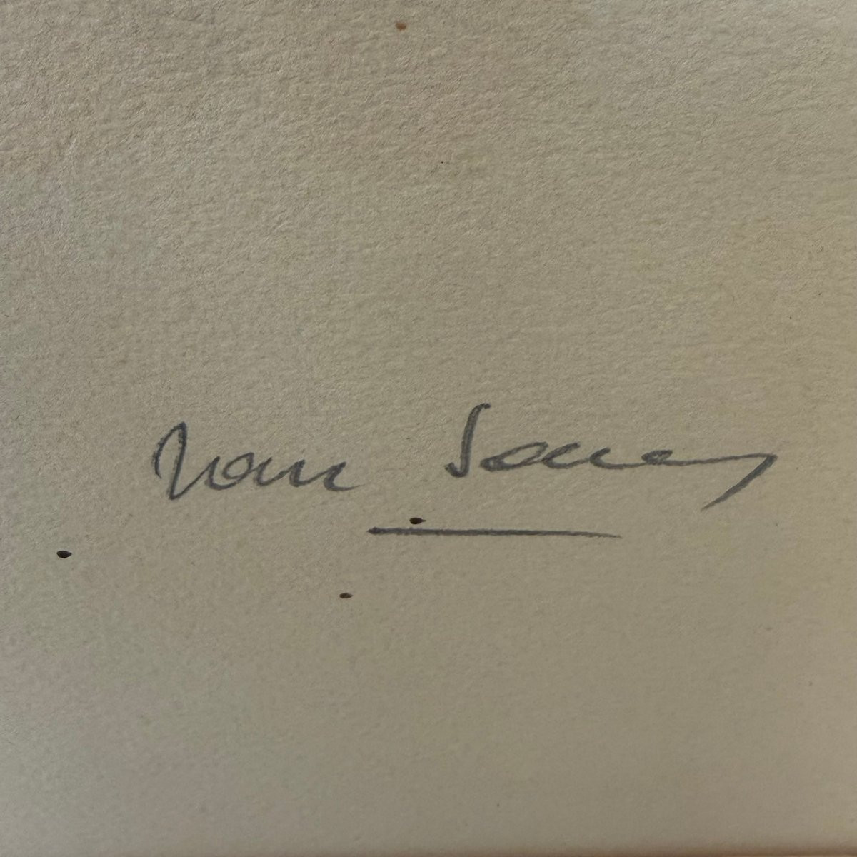 Linogravure « nu allongé » par Maurice Van Saene -photo-2