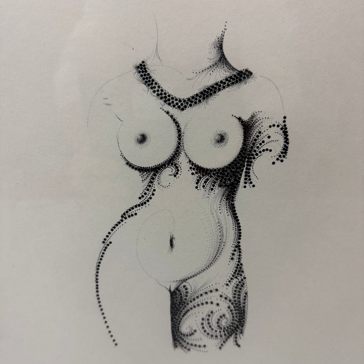 Nu pointilliste par Modeste Roldan -photo-3