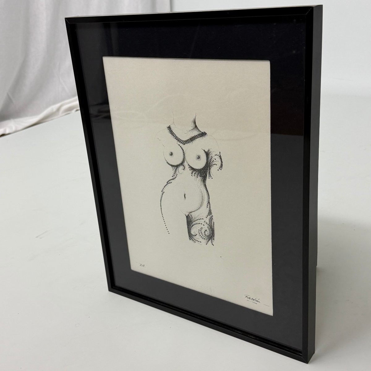 Nu pointilliste par Modeste Roldan -photo-1