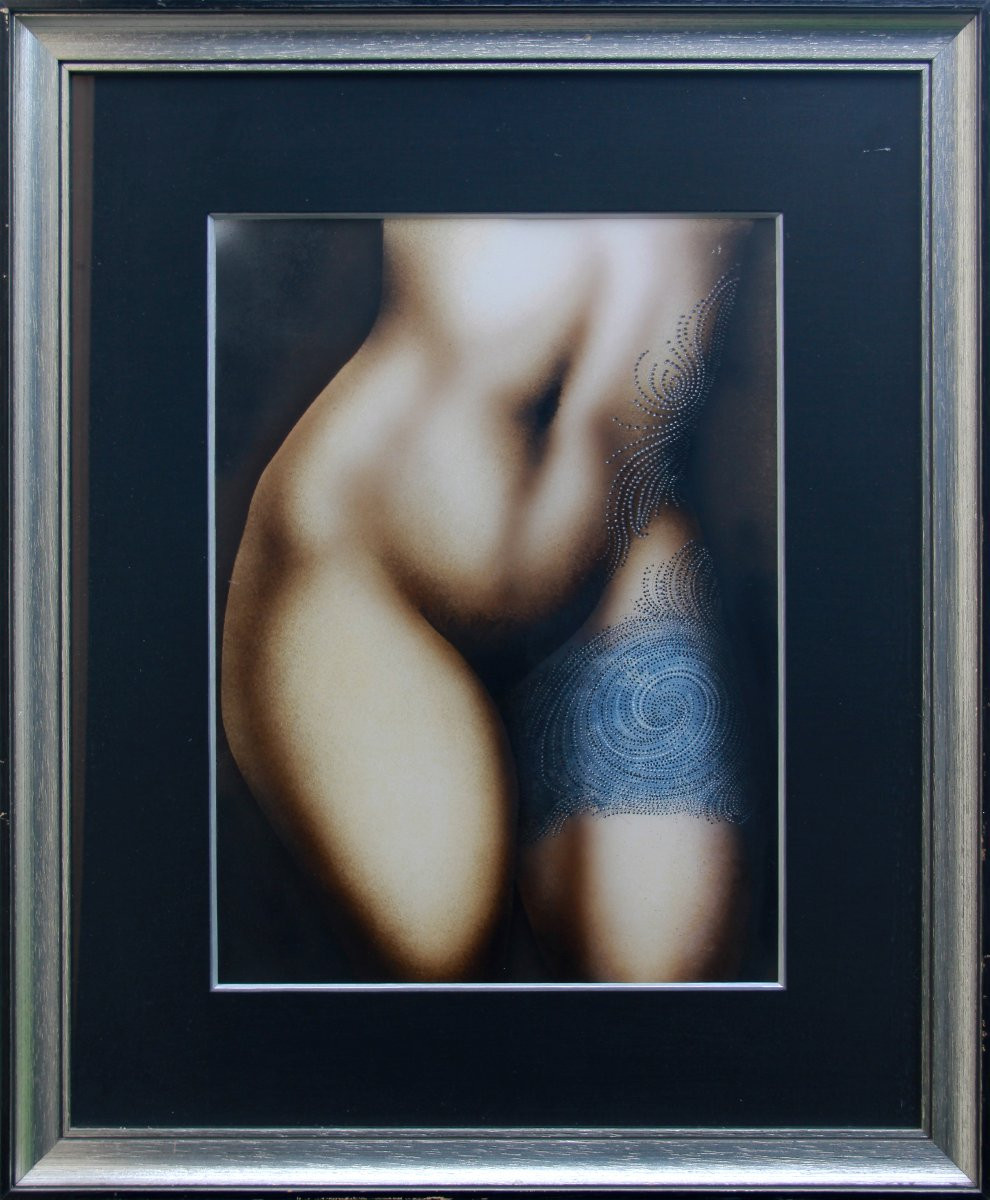 Huile sur papier par Modeste Roldan-photo-2