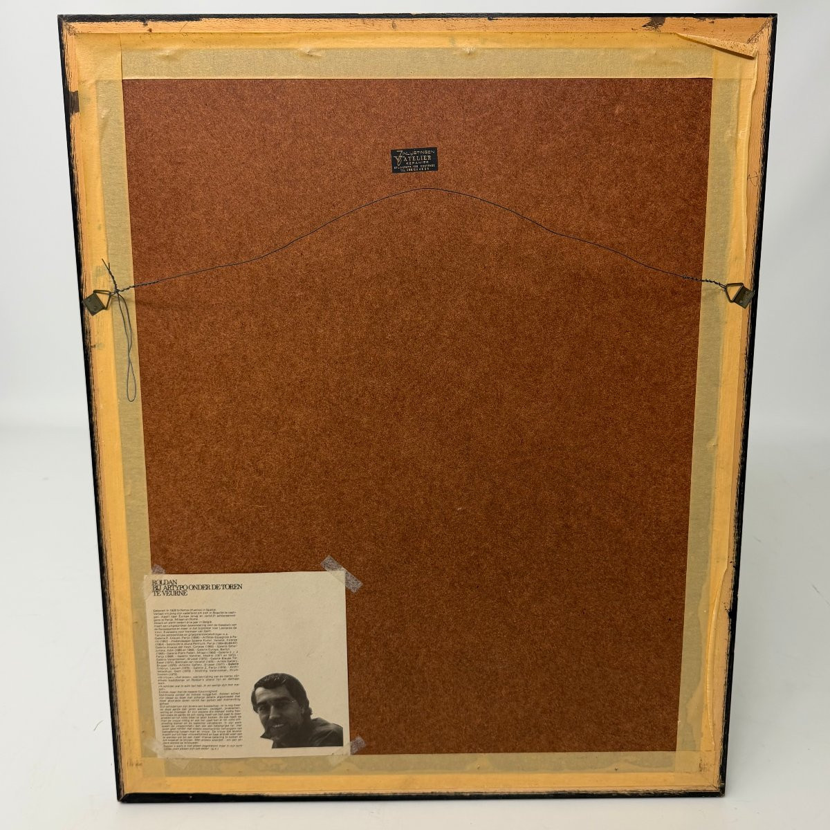 Huile sur papier par Modeste Roldan-photo-3