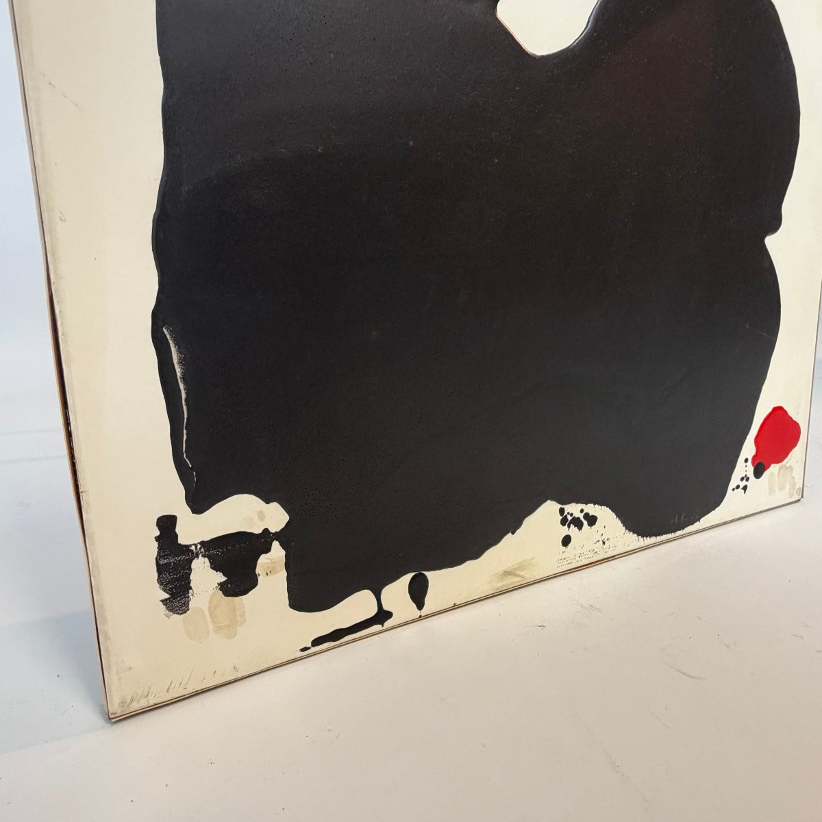 "the Cat", Oil On Panel By Christine Ravaux-photo-1