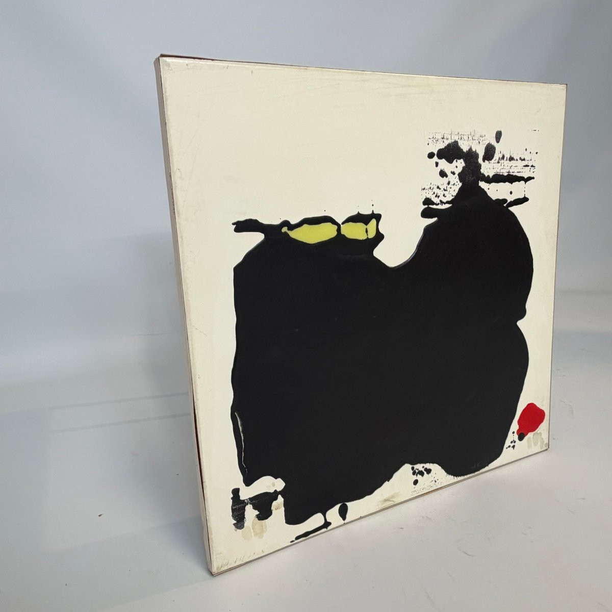 "the Cat", Oil On Panel By Christine Ravaux-photo-3