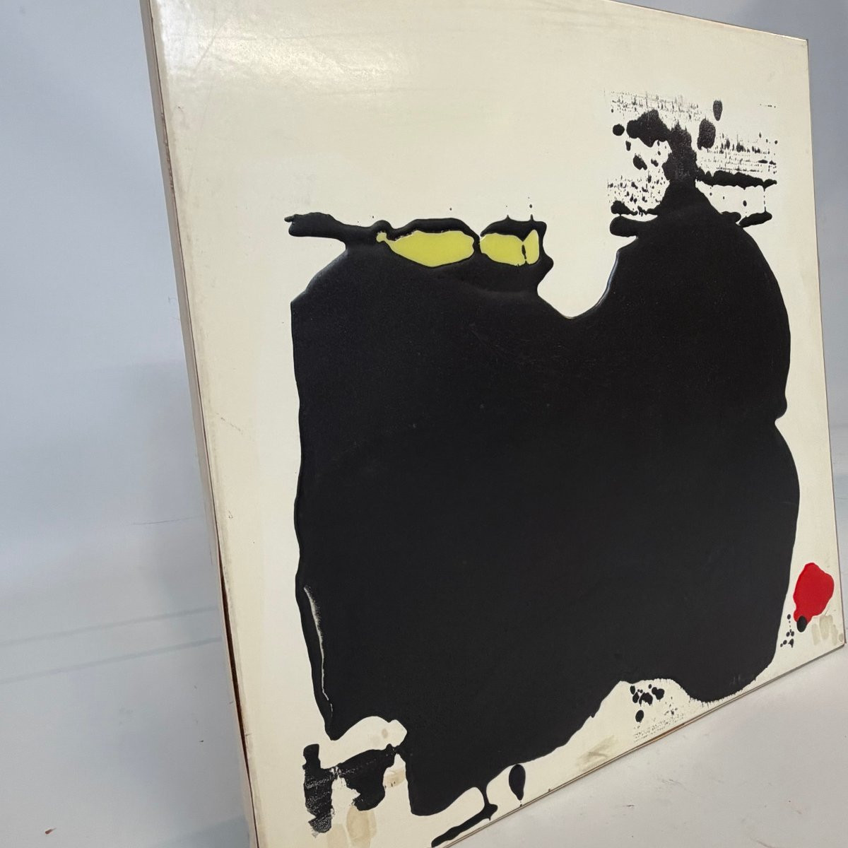 "the Cat", Oil On Panel By Christine Ravaux-photo-4