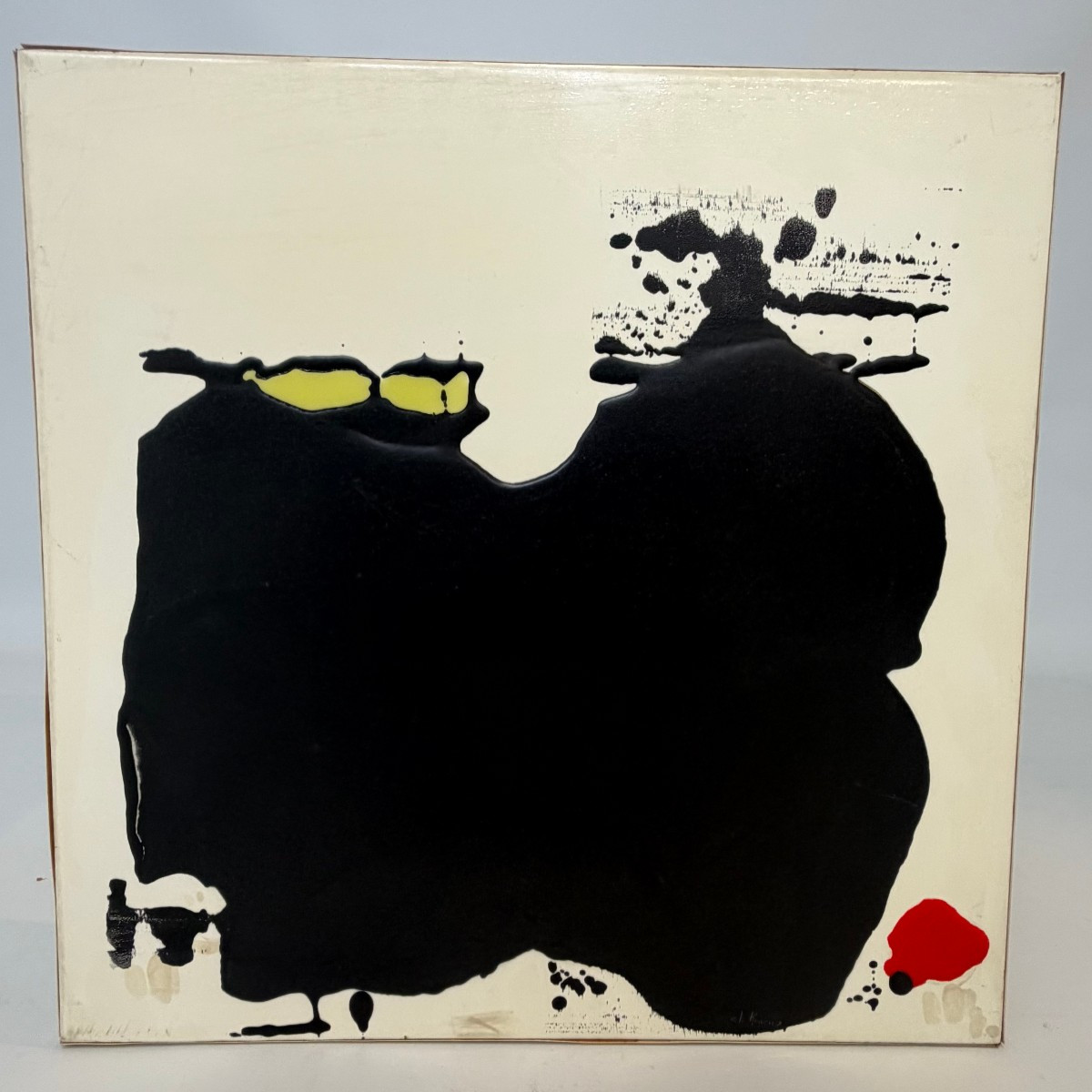 "the Cat", Oil On Panel By Christine Ravaux