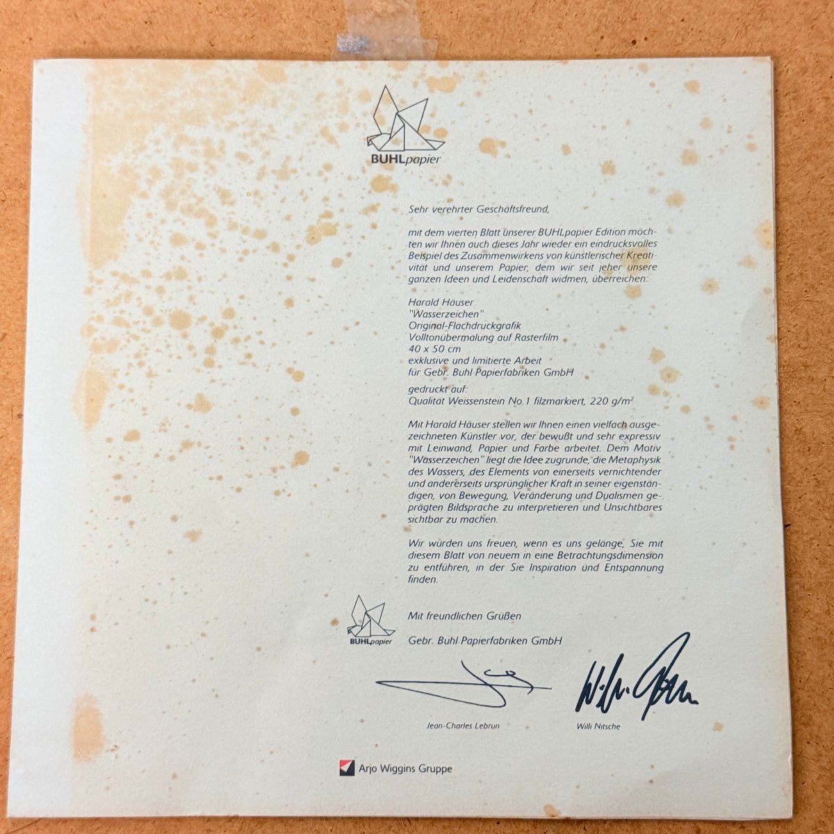 Lithographie de Harald Häuser-photo-5