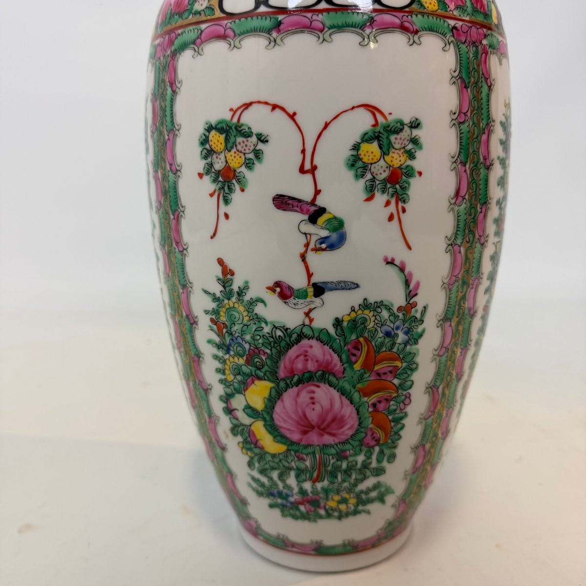 Porcelain Vase With Gilded Rim-photo-4