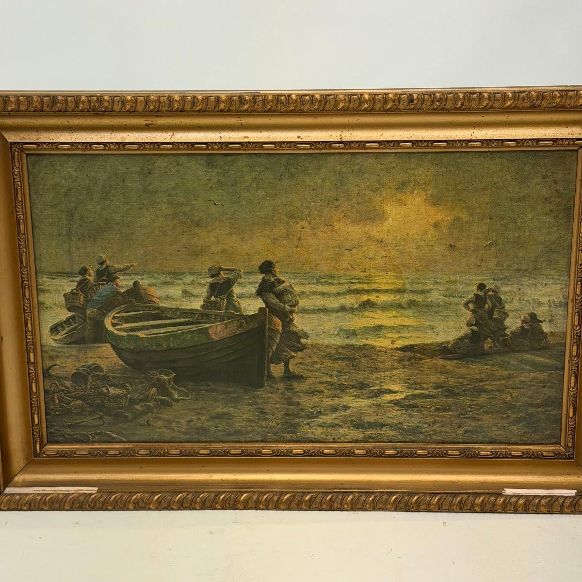 Reproduction Of A Coastal Scene -photo-2