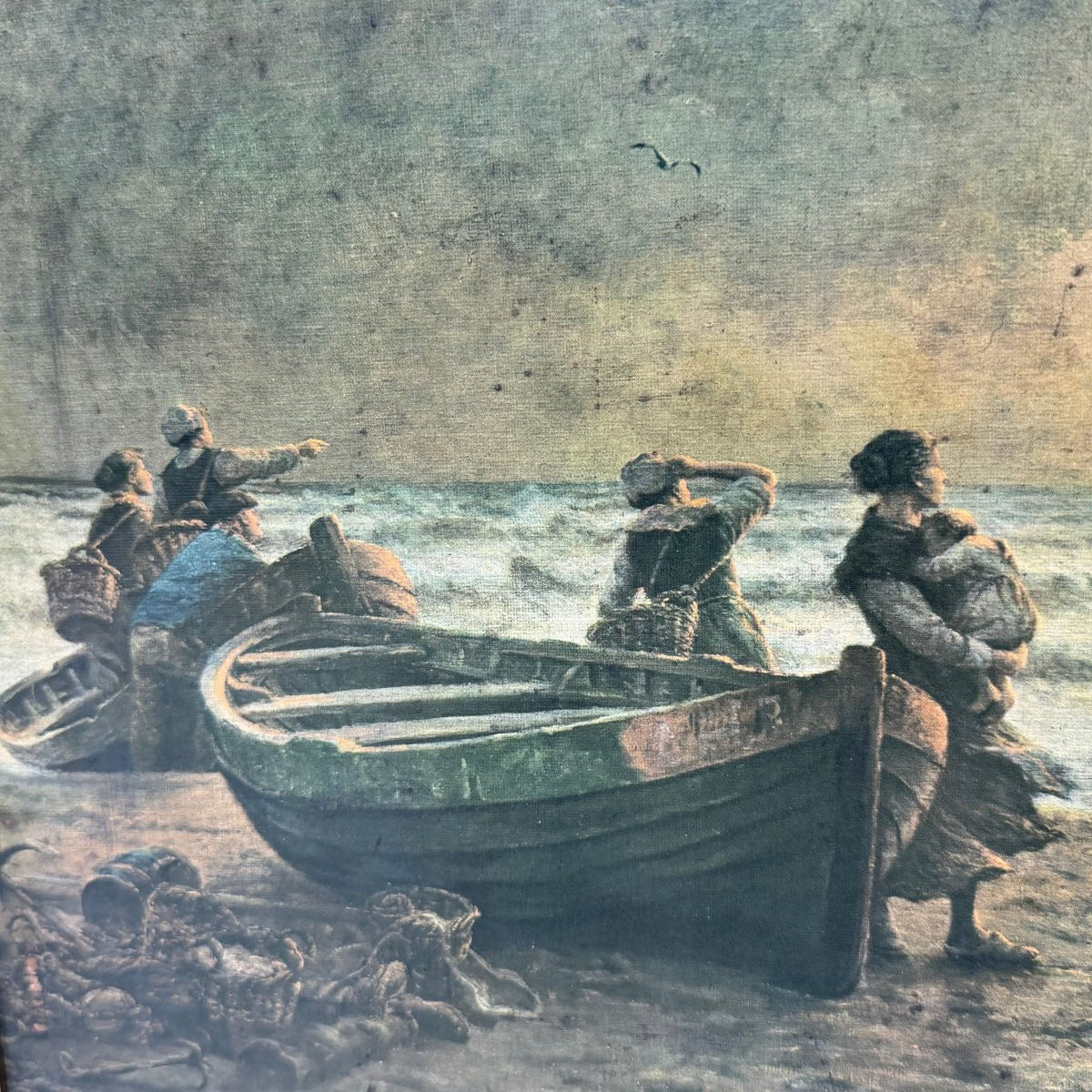 Reproduction Of A Coastal Scene -photo-3