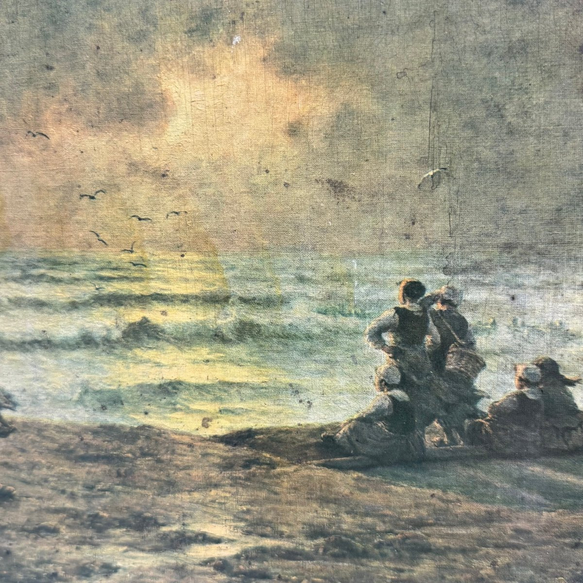 Reproduction Of A Coastal Scene -photo-4