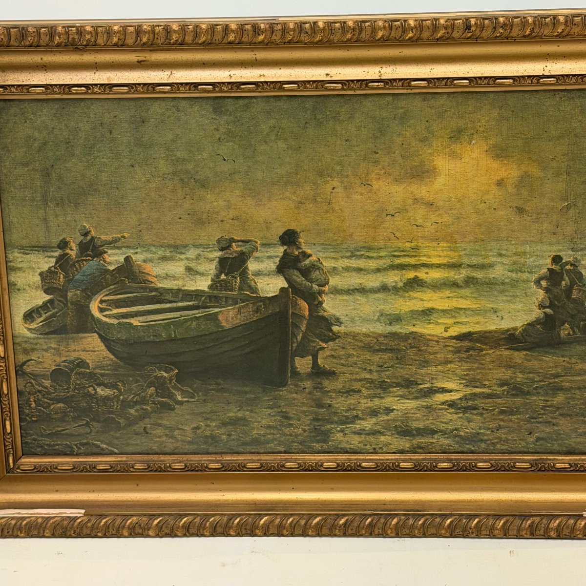 Reproduction Of A Coastal Scene -photo-1