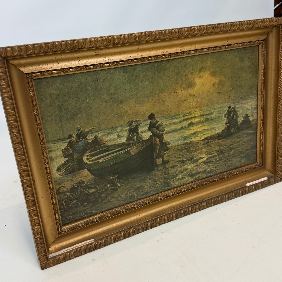 Reproduction Of A Coastal Scene -photo-2