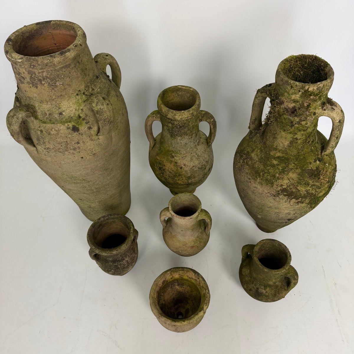 Ensemble d'amphores en terre cuite -photo-4