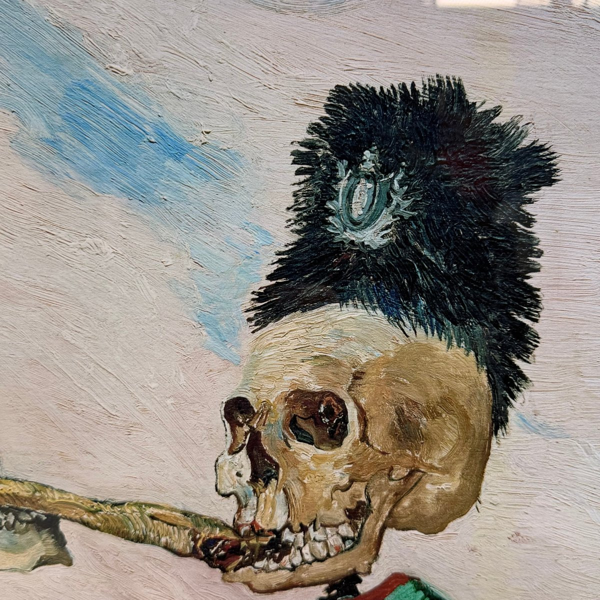 « Squelettes se disputant un hareng fumé » d'après James Ensor-photo-4