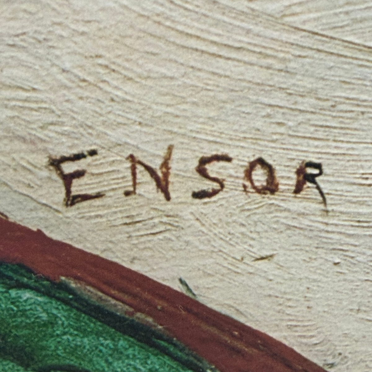 « Squelettes se disputant un hareng fumé » d'après James Ensor-photo-5