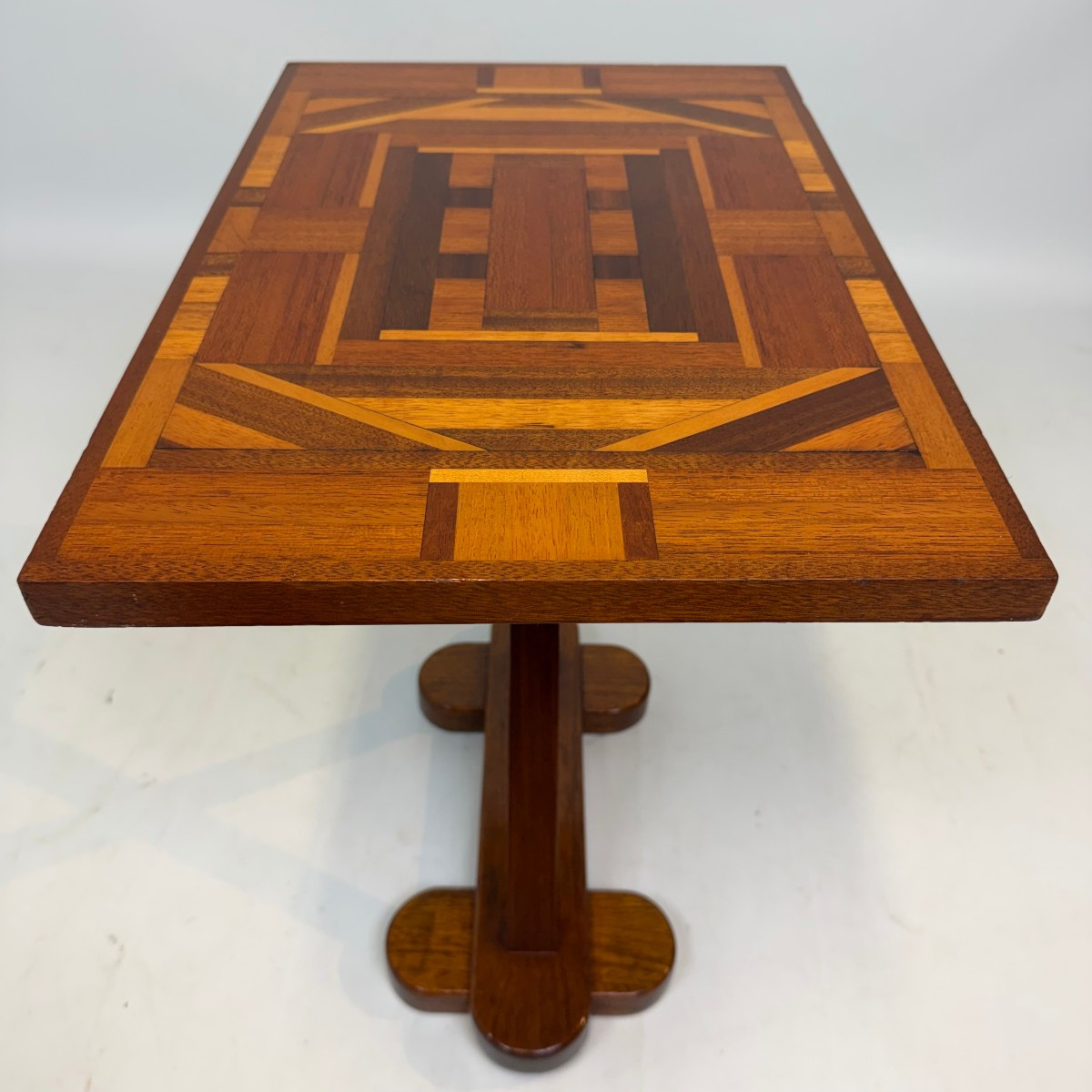 Art Deco Side Table With Inlaid Marquetry