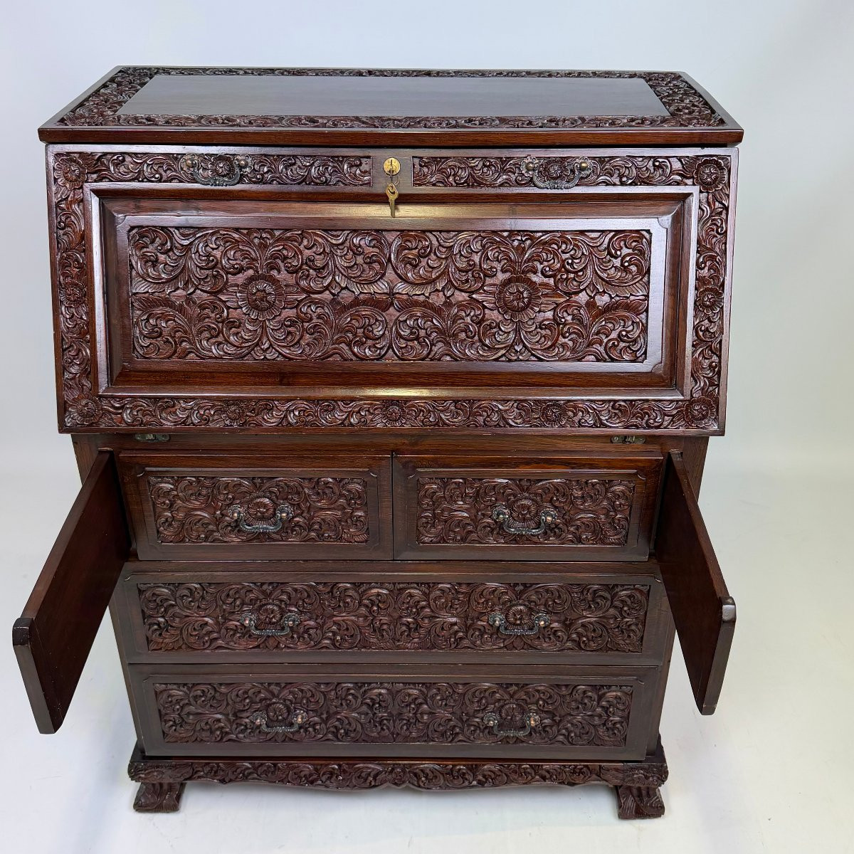 Secretaire de style colonial -photo-3