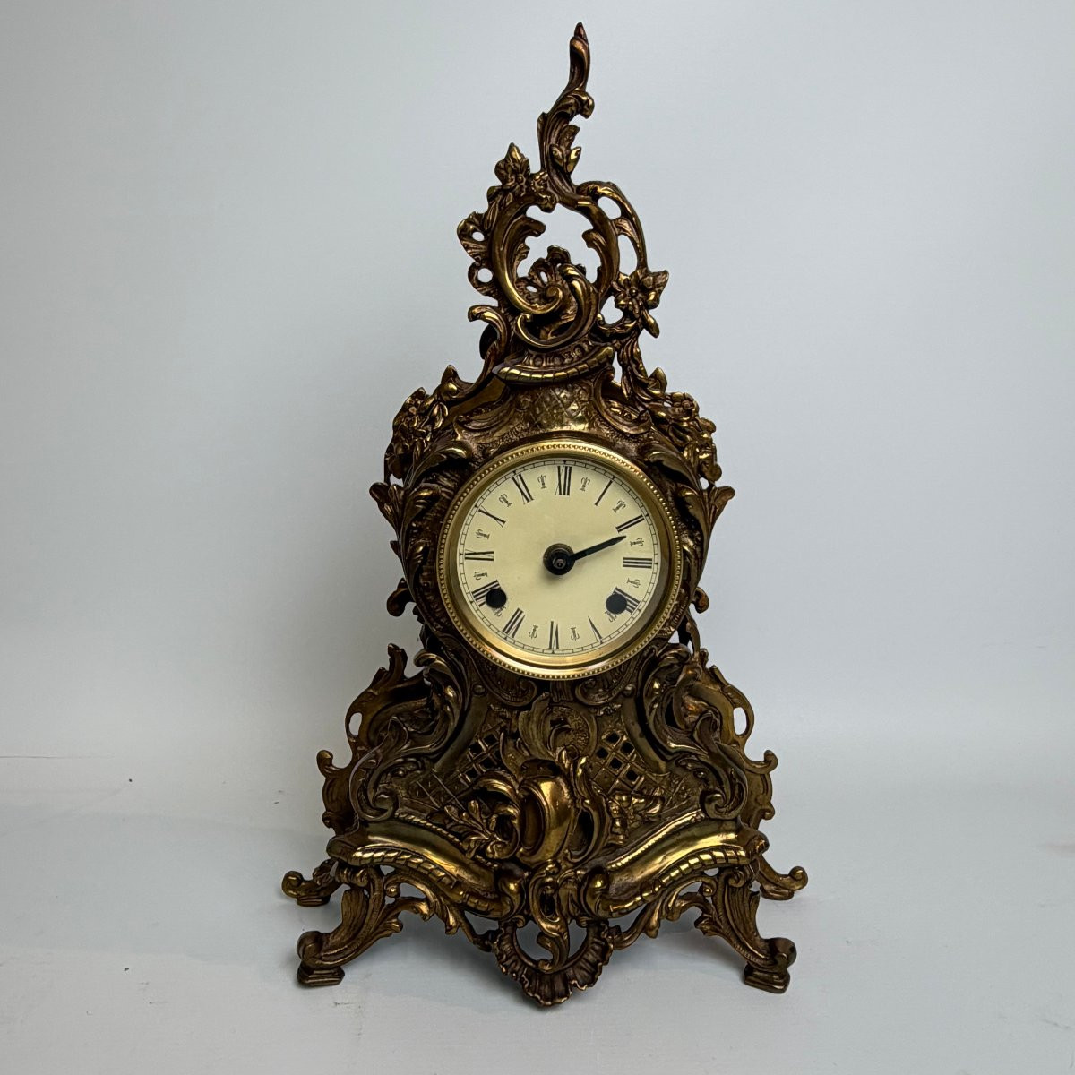 Ensemble de cheminée trois pièces de style Louis XV -photo-2