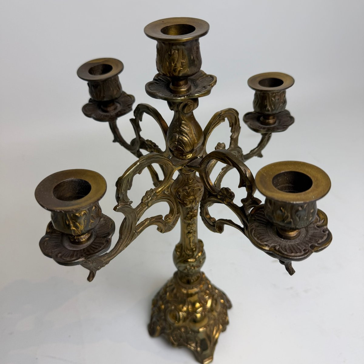 Ensemble de cheminée trois pièces de style Louis XV -photo-3