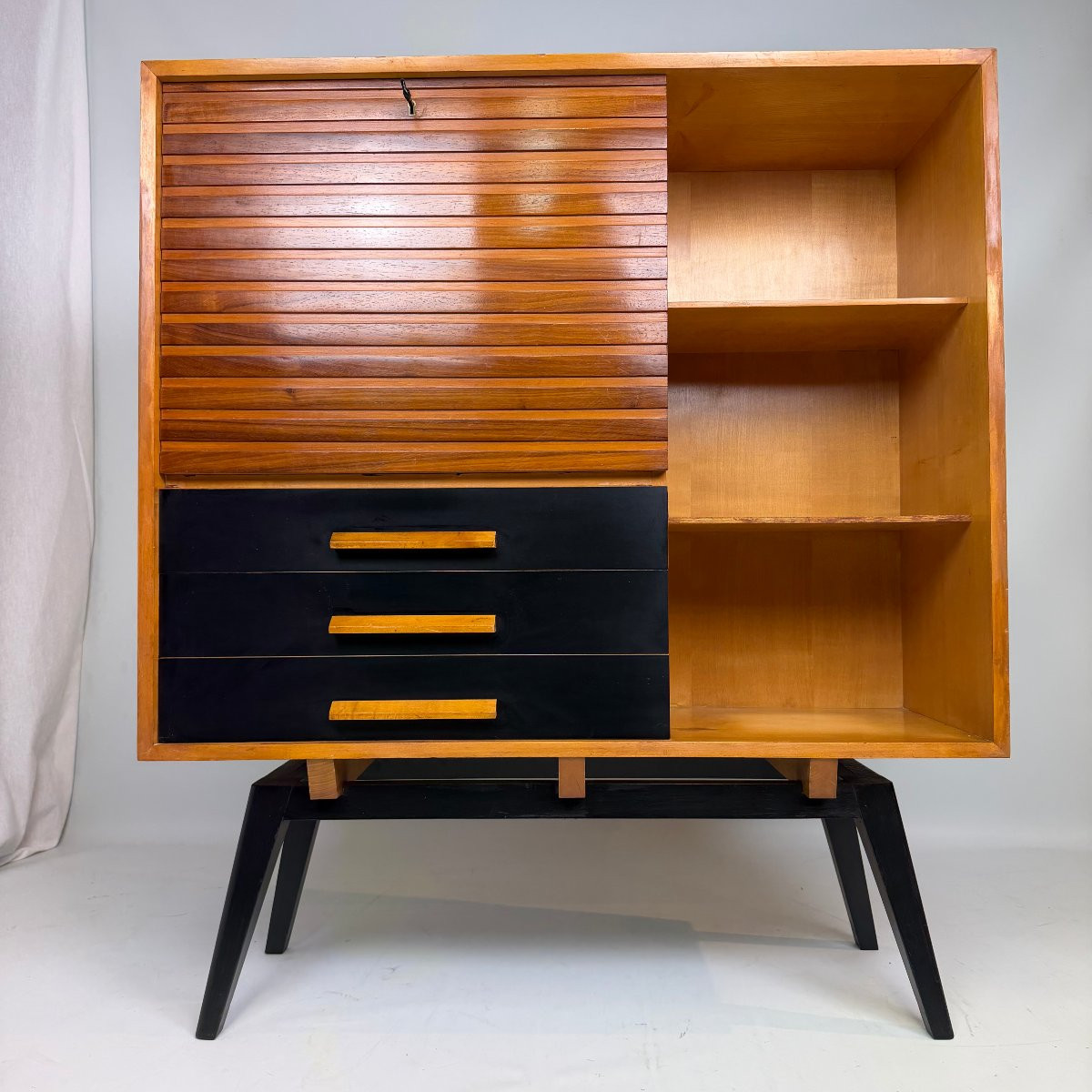 Mid-century Modern High Sideboard-photo-7