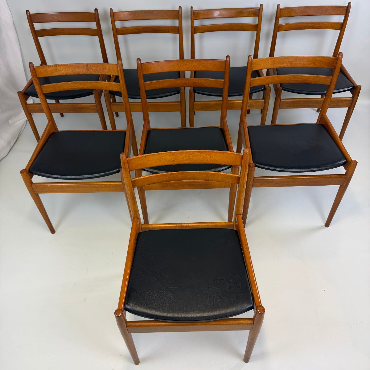 Modernist Dining Chairs By Jos De Mey & Rik Gerard For Van Den Berghe-pauvers -photo-1